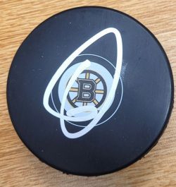 Autographed TUUKKA RASK Boston Bruins Hockey Puck