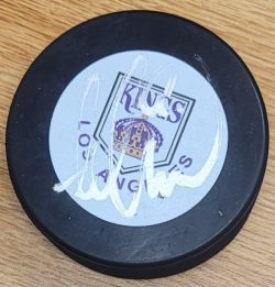 Autographed ADRIAN KEMPE Los Angeles Kings Hockey Puck