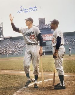 Autographed Frank Howard "1960 NL ROY" Los Angeles Dodgers 16X20 Photo