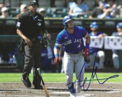 AUTOGRAPHED ADDISON BARGER 8X10 Toronto Blue Jays photo