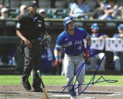 AUTOGRAPHED ADDISON BARGER 8X10 Toronto Blue Jays photo