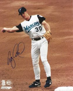 AUTOGRAPHED CRAIG COUNSELL 8X10 Florida Marlins Photo