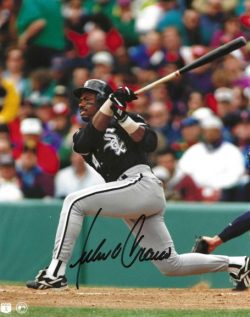 AUTOGRAPHED JULIO FRANCO 8X10 Chicago White Sox Photo