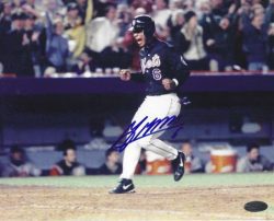 AUTOGRAPHED MELVIN MORA 8X10 New York Mets photo