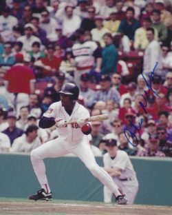 AUTOGRAPHED OTIS NIXON 8x10 Boston Red Sox photo