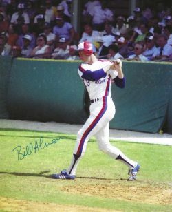 AUTOGRAPHED BILL ALMON 8x10 Montreal Expos Photo