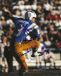 AUTOGRAPHED 8x10 LANCE ALWORTH "HOF 78" San Diego Chargers Photo