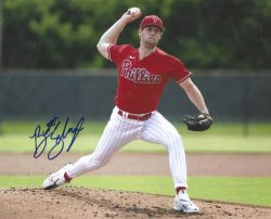 AUTOGRAPHED BRETT SCHULZE 8x10 Philadelphia Phillies Photo
