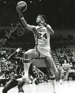 AUTOGRAPHED BOB NETOLICKY 8X10 Indiana Pacers photo