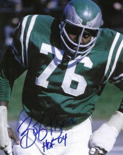 Autographed  BOB BROWN 8X10 Philadelphia Eagles Photo