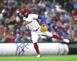 AUTOGRAPHED RODOLFO CASTRO 8X10 Philadelphia Phillies Photo