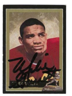 Autographed MIKE GARRETT 1991 Heisman Trophy Award Winner card