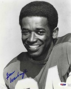 Autographed GENE WASHINGTON  8X10 Minnesota Vikings Photo PSA/DNA Hologram
