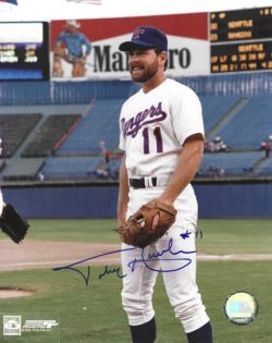 AUTOGRAPHED TOBY HARRAH 8x10 Texas Rangers photo
