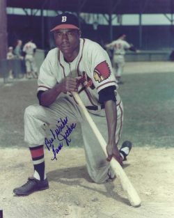 AUTOGRAPHED SAM JETHROE 8x10 Boston Braves Photo