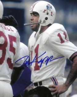 AUTOGRAPHED JOE KAPP 8X10 New England Patriots photo