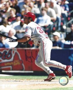 AUTOGRAPHED RICKY LEDEE 8X10 Philadelphia Phillies Photo