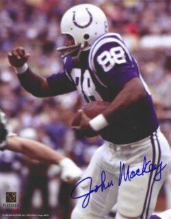 Autographed JOHN MACKEY 8x10 Baltimore Colts Photo