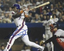 AUTOGRAPHED KEVIN MITCHELL 8X10 New York Mets photo