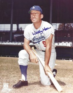AUTOGRAPHED WALLY MOON 8x10 Los Angeles Dodgers photo