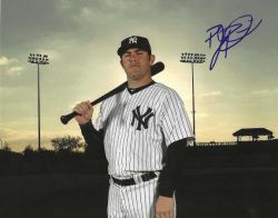 AUTOGRAPHED P.J. PILITTERE 8X10 New York Yankees photo