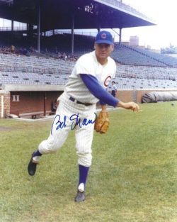 AUTOGRAPHED  BOB SHAW 8x10 Chicago Cubs photo