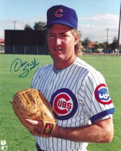 AUTOGRAPHED DAVE SMITH 8x10 Chicago Cubs Photo
