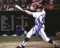 AUTOGRAPHED RUSTY STAUB 8X10 New York Mets Photo