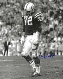 AUTOGRAPHED BOB VOGEL 8x10 Baltimore Colts Photo