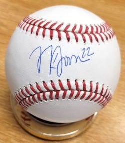 Autographed NOLAN JONES Rawlings Official Major League Baseball