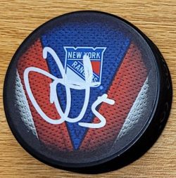 Autographed DAN GIRARDI New York Rangers Hockey Puck