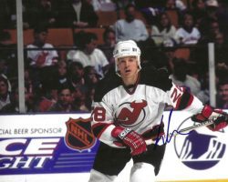 Autographed KEVIN DEAN 8x10 New Jersey Devils photo