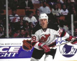 Autographed KEVIN DEAN 8x10 New Jersey Devils photo
