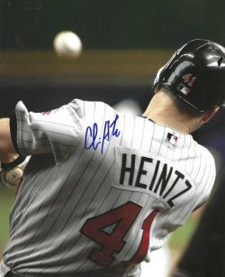 AUTOGRAPHED CHRIS HEINTZ 8X10 Minnesota Twins photo