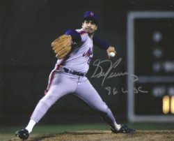 AUTOGRAPHED SID FERNANDEZ "86 WSC" 8X10 New York Mets photo