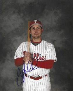 AUTOGRAPHED JORGE VELANDIA 8X10 Philadelphia Phillies Photo