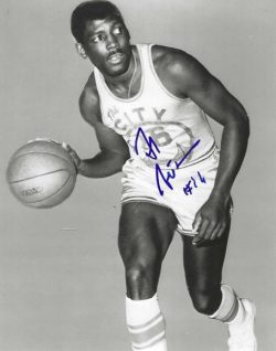 AUTOGRAPHED AL ATTLES 8X10 San Francisco Warriors photo