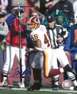 Autographed LADELL BETTS 8x10 Washington Redskins Photo