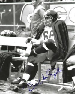 Autographed BRUCE VAN DYKE 8X10 Pittsburgh Steelers Photo