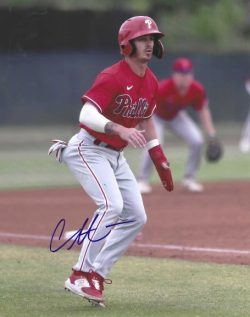 AUTOGRAPHED CASEY MARTIN 8X10 Philadelphia Phillies Photo