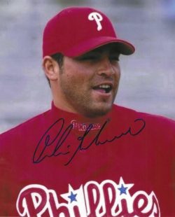AUTOGRAPHED  CALVIN MADURO 8X10 Philadelphia Phillies Photo