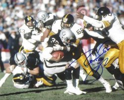 Autographed ROBIN COLE 8X10 Pittsburgh Steelers Photo