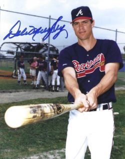 AUTOGRAPHED DALE MURPHY 8X10 Atlanta Braves photo