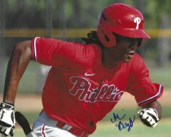 AUTOGRAPHED EMAARION BOYD 8X10 Philadelphia Phillies Photo