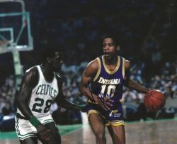 Autographed VERN FLEMING 8X10 Indiana Pacers Photo