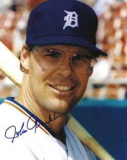 AUTOGRAPHED JOHN GRUBB 8x10 Detroit Tigers Photo