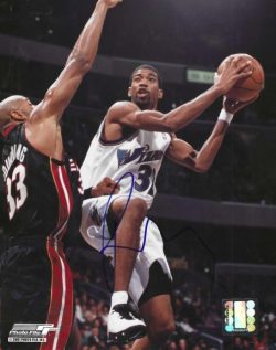 Autographed RICHARD HAMILTON 8x10 Washington Wizards Photo
