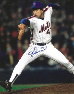 Autographed JESSE OROSCO 8X10 New York Mets photo