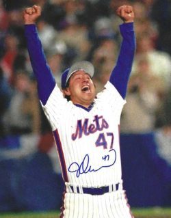 Autographed JESSE OROSCO 8X10 New York Mets photo