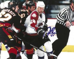 Autographed JON KLEMM 8x10 Colorado Avalanche Photo